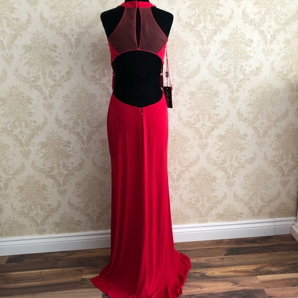 BNWT La Femme floor length gown - Picture 5 of 10